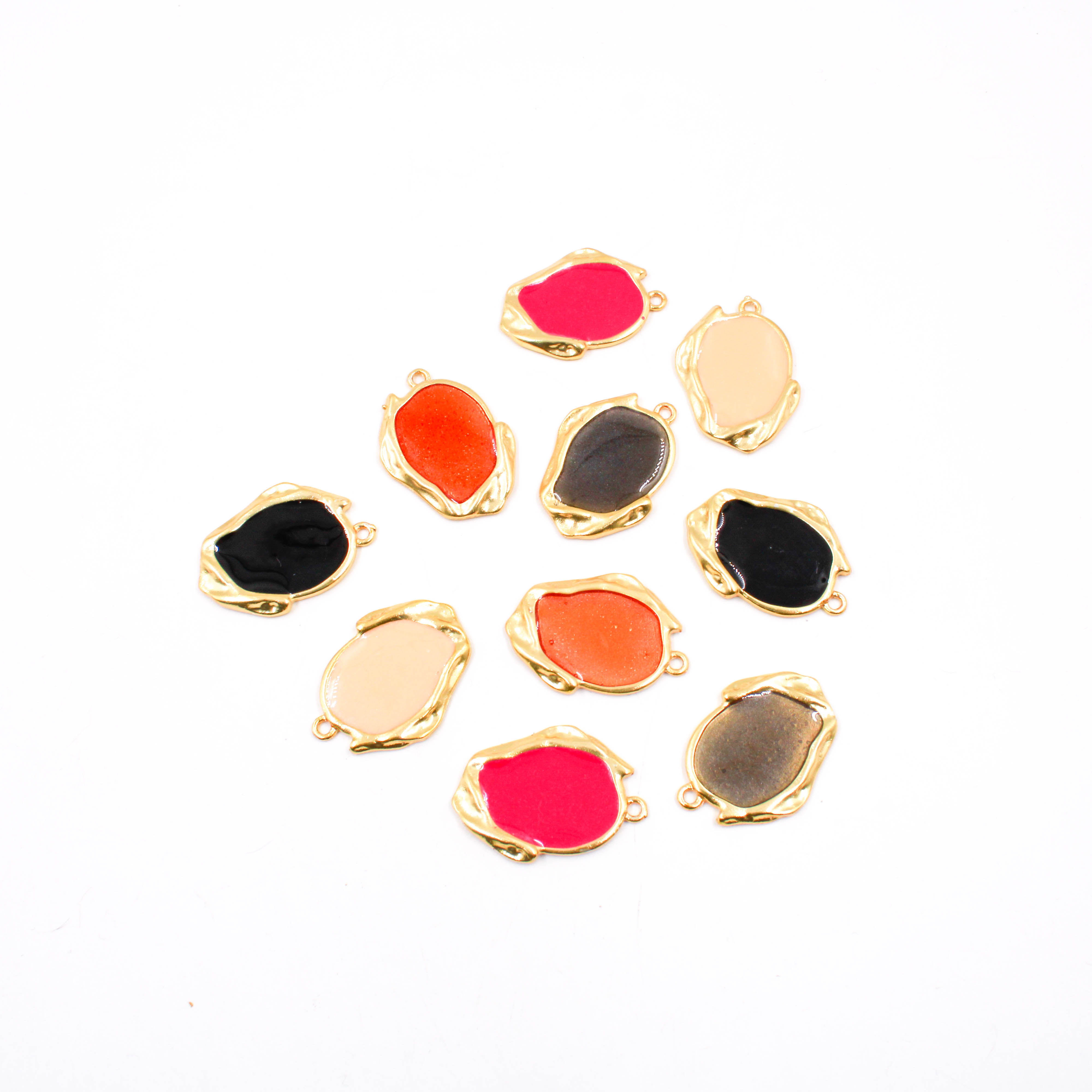PINGENTE-ESPELHO-RESINADO-35X24MM-EM-ZAMAC-COM-10-PECAS---073---DOURADO-073