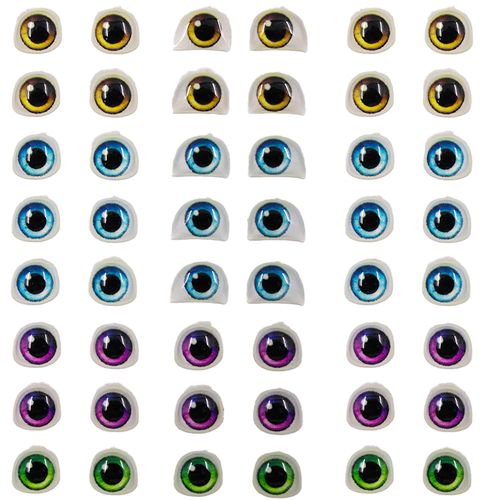 CARTELA DE OLHOS RESINADOS PARA BISCUIT R005 - PATRULHA CANINA