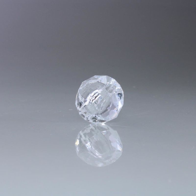BARRIL-SEXTAVADO-CORTADO-24X21MM-EM-ACRILICO-COM-50GR---CRISTAL-TRANSPARENTE