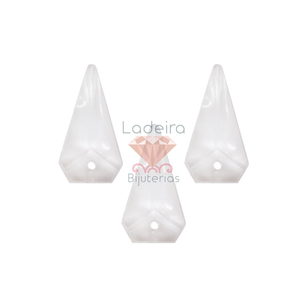 PONTEIRA TRIANGULAR 11X25MM EM ACRILICO COM 500GR