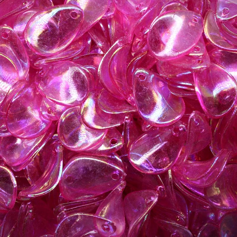 PINGENTE-PETALA-TRANSPARENTE-IRISADA-ACRILICA-12X17MM-COM-500GR-007---ROSA-PINK