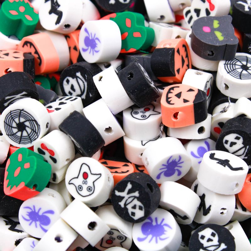 ENTREMEIO-FIMO-HALLOWEEN-DIVERSOS-10MM-EM-PVC-COM-50-PECAS---COLORIDO