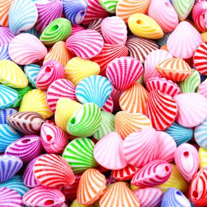 PINGENTE CONCHA INFANTIL 12X11MM EM ACRILICO COM 50G