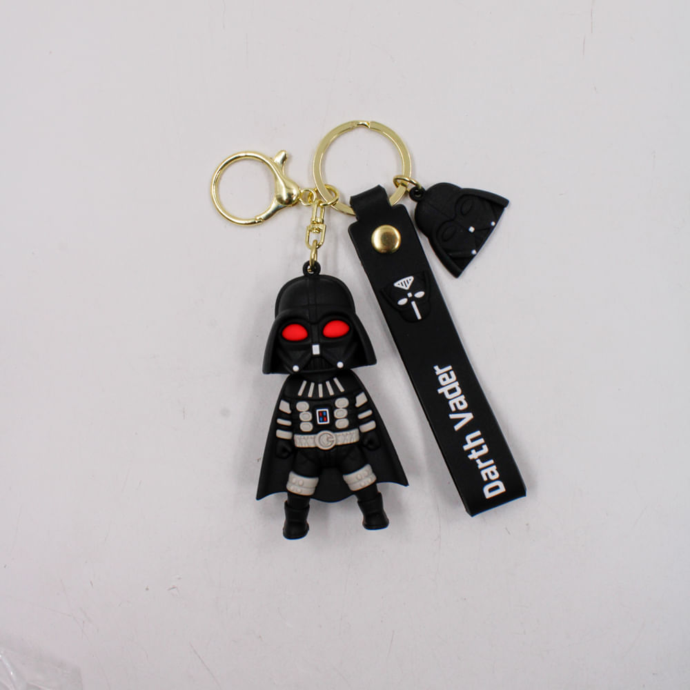 CHAVEIRO COM ALÇA DARTH VADER STAR WARS EM PVC UNIDADE