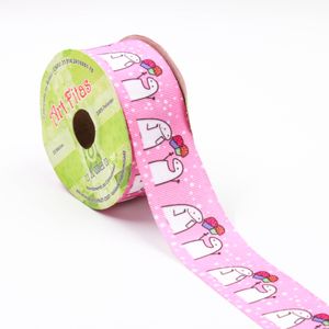 FITA DE GORGURÃO BENTO COM DOCINHOS FLORK 03 38MM COM 10 METROS