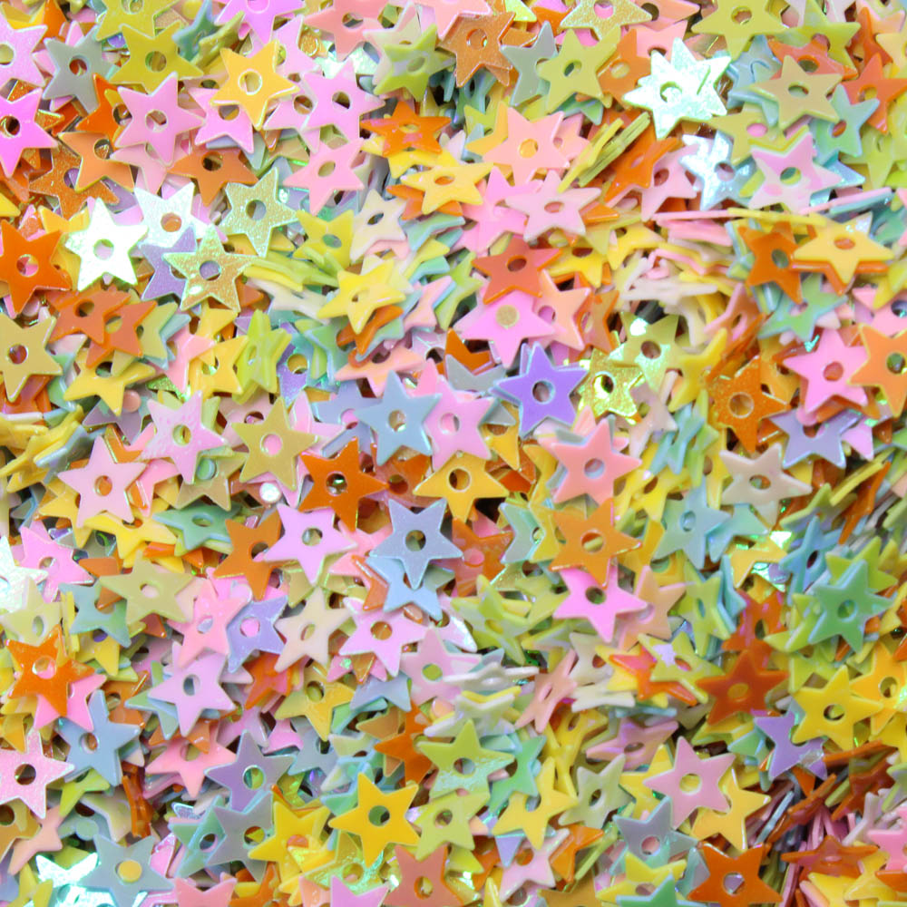 ENTREMEIO ESTRELA 05MM EM PVC COM 500GR