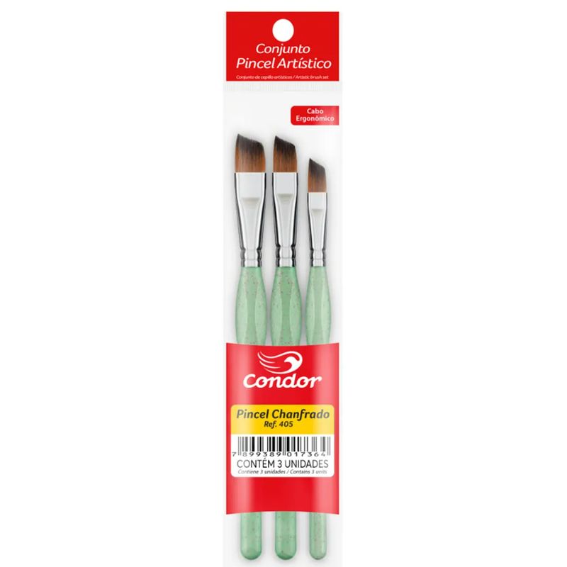 KIT-PINCEL-ERGONOMICO-CHANFRADO-405-CONDOR-COM-03-UNIDADES---UNICA