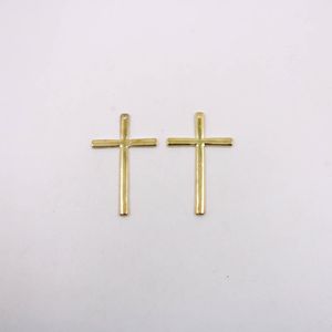 PINGENTE CRUZ LISA 61X38MM EM ZAMAC COM 12 PEÇAS