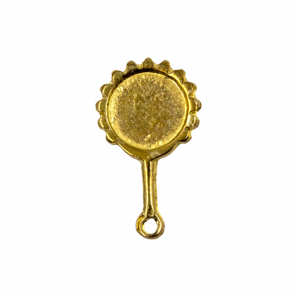 PINGENTE-ESPELHO-REDONDO-ABEBE-26X15MM-EM-ZAMAC-COM-24-PECAS---DOURADO