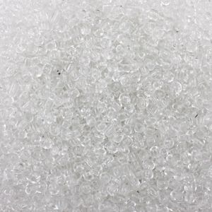 MIÇANGÃO TRANSPARENTE 3.6MM (6/0) EM VIDRO COM 45G