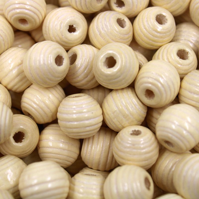 BOLA-FRISADA--PASSANTE-14MM-COM-FURO-DE-5MM-EM-MADEIRA-COM-50GR---590---BEGE-590