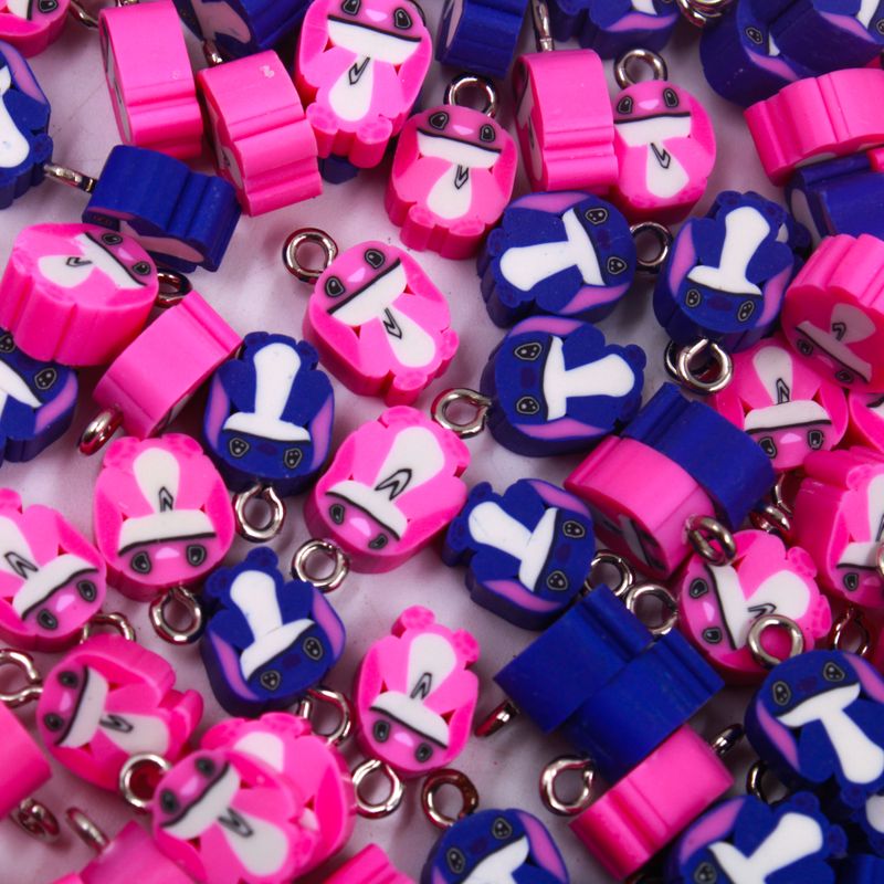 PINGENTE-STITCH-10X05MM-EMBORRACHADO-COM-25-PECAS---AZUL-E-ROSA