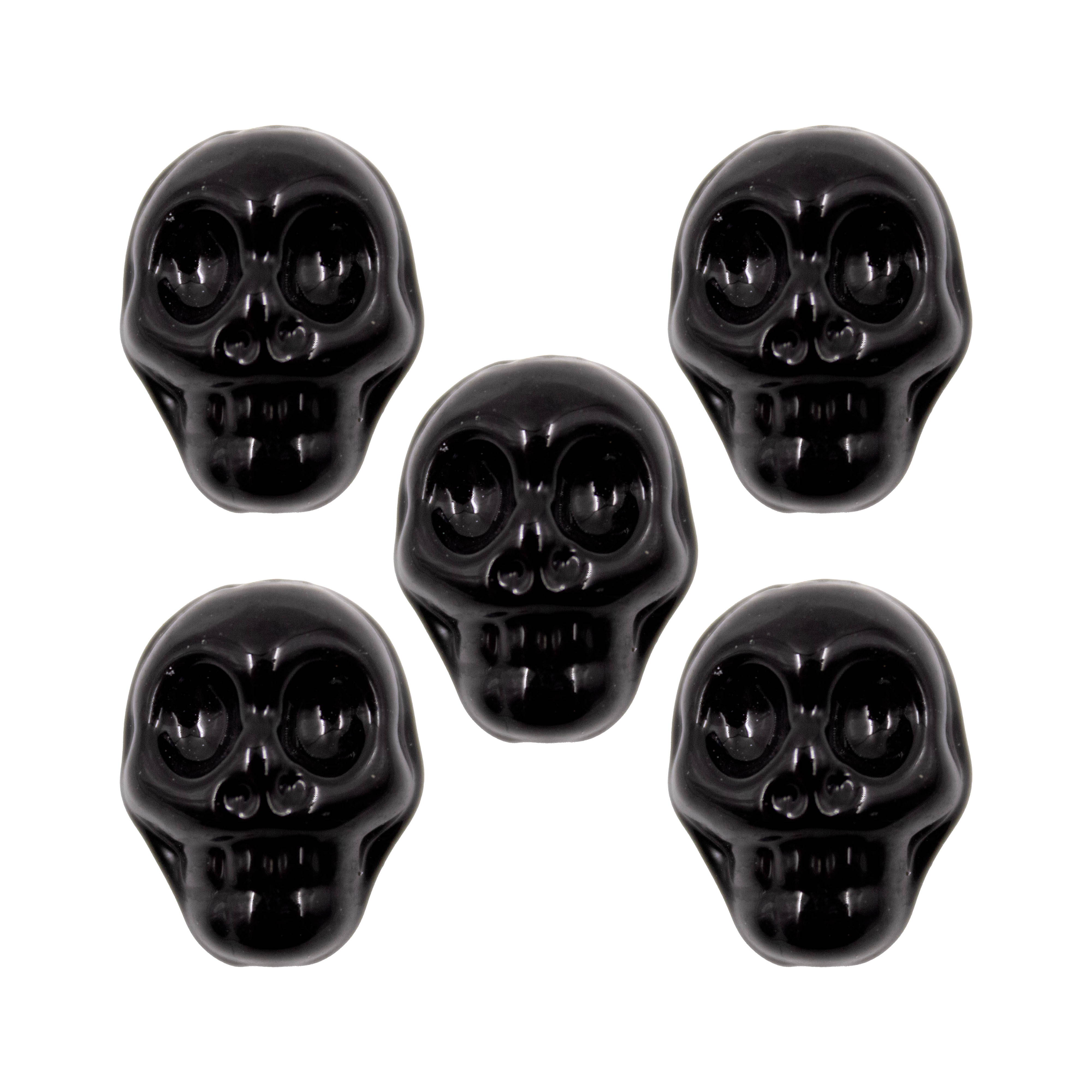 FIRMA CAVEIRA PASSANTE 22X16MM EM VIDRO COM 10 UNIDADES