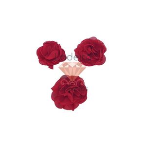 FLOR DE TECIDO 45MM EM POLIESTER COM 100 PEÇAS