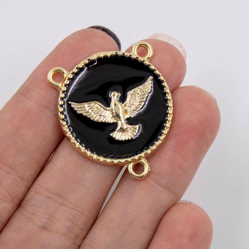 MEDALHA-ESPIRITO-SANTO-RESINADO-30MM-EM-ZAMAC-COM-10-PECAS---225---PRETO-225