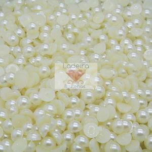 Meia Perola Para Colagem  Em Abs 6Mm 250G