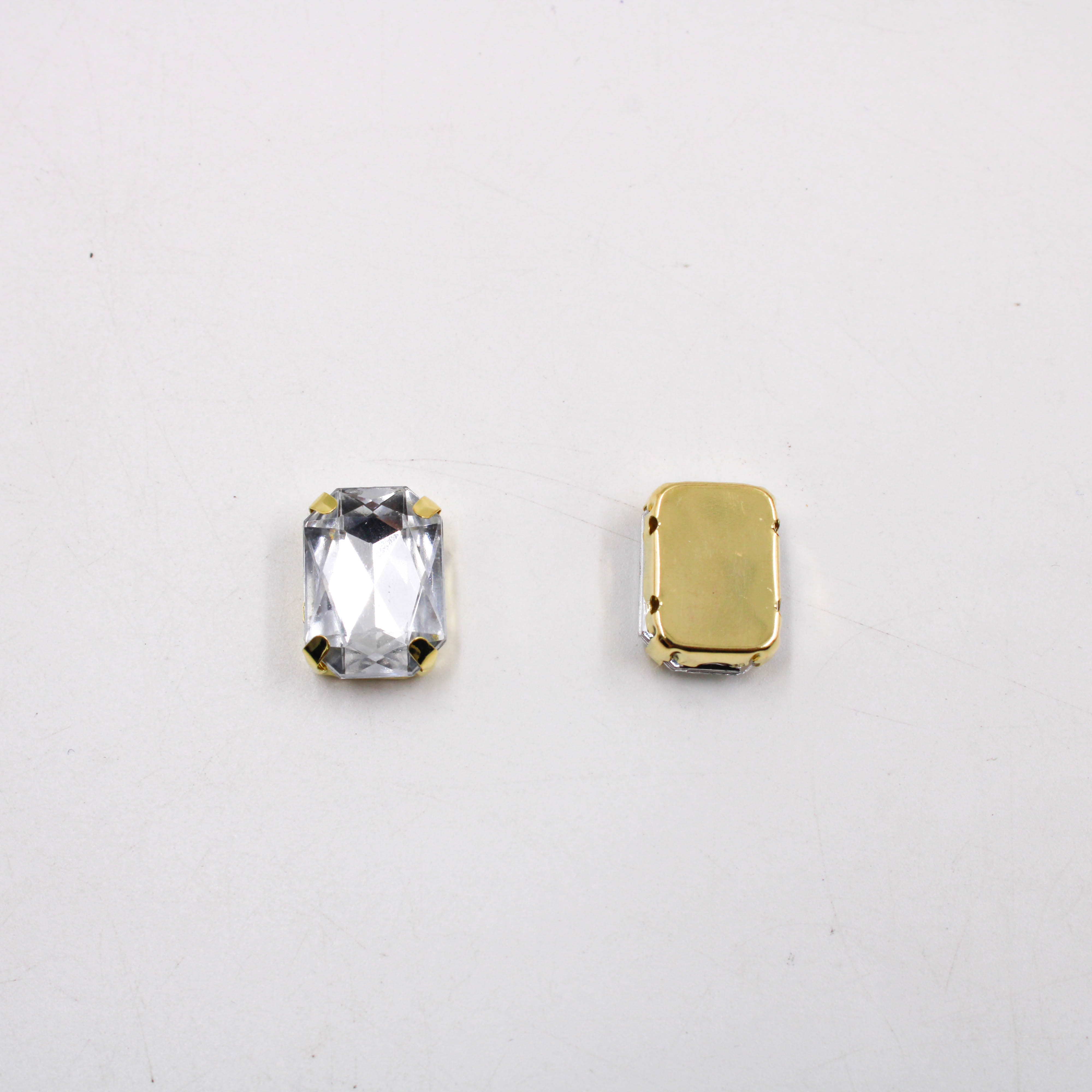 CHATON-ENGRAMPADO-RETANGULAR-10X14MM-EM-ACRILICO-COM-500-PECAS---073---DOURADO-073