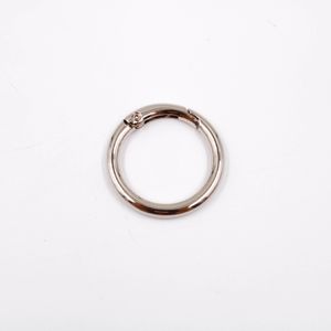 ARGOLA MOSQUETÃO 32MM EM ZAMAC COM 05 PEÇAS