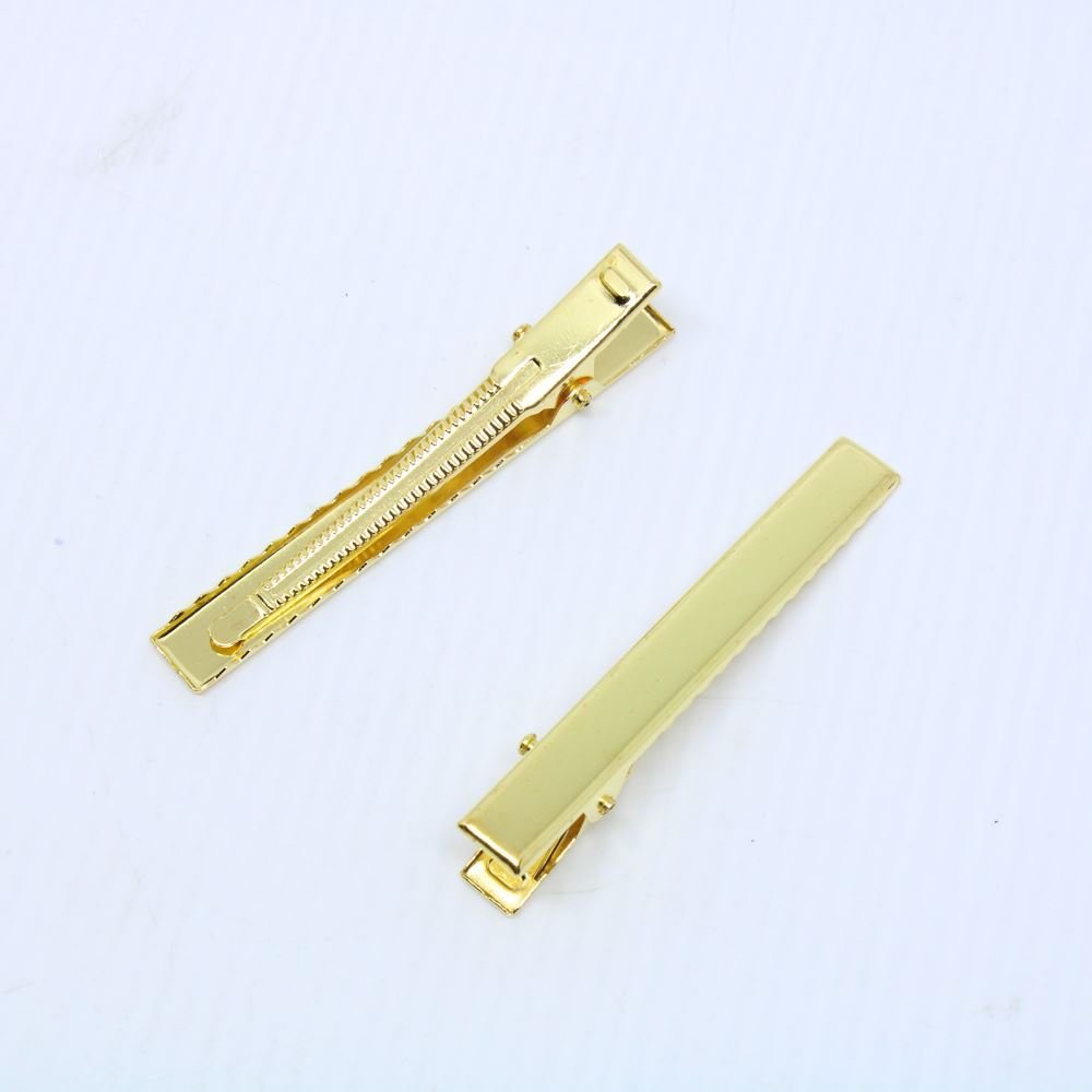 BICO-DE-PATO-RETANGULAR-65MM-EM-FERRO-COM-50-PECAS---073---DOURADO-073
