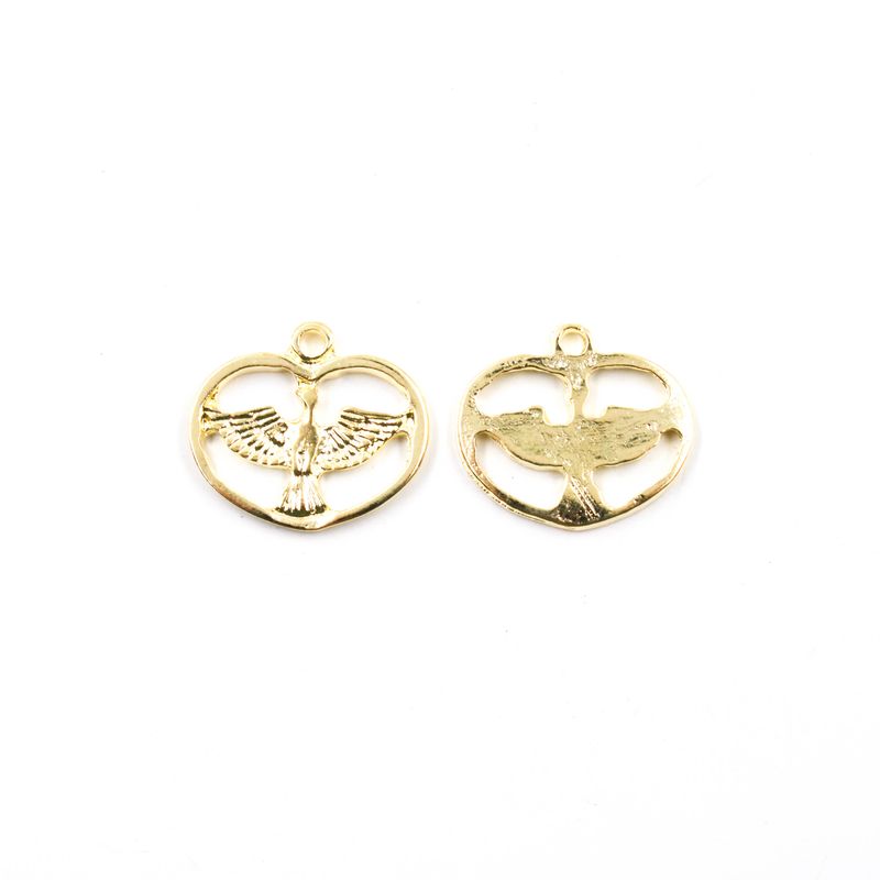 PINGENTE-POMBA-DO-ESPIRITO-SANTO-18X20MM-EM-ZAMAC-COM-100GR---073---DOURADO-073