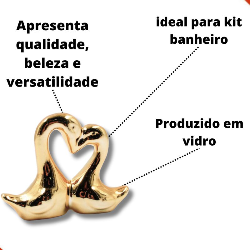 ENFEITE-DECORATIVO-CASAL-DE-CISNE-8X65CM-EM-CERAMICA-UN---DOURADO