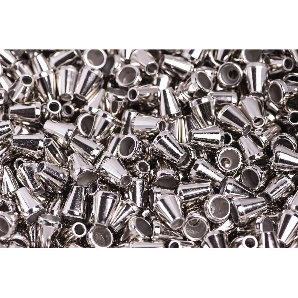 PONTEIRA CONE DE ABS 10X15MM COM 100PCS