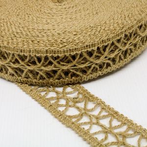 FITA DE JUTA VAZADA 25MM COM 25 METROS