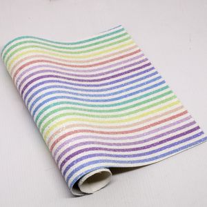LONITA ARCO-IRIS LISTRADA 24X40CM COM 6 UNIDADES