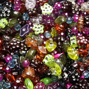 CONTA INFANTIL COM FALSO STRASS EM RESINA COM 500GR