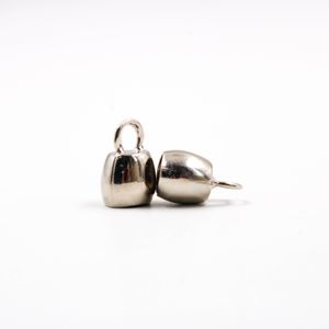 PINGENTE TERMINAL DE FUNDIÇÃO 19X13MM EM ZAMAC COM 100GR
