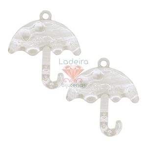 PINGENTE GUARDA CHUVA 49X47MM EM ACRILICO COM 500GR