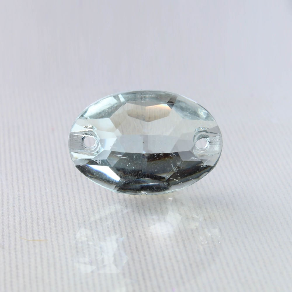 CHATON OVAL DE COSTURA 7X10MM DE RESINA 3000 PEÇAS