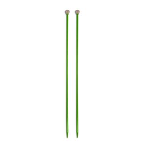 PAR DE AGULHA DE TRICO 25CM EM PLÁSTICO COM 3.5MM CIRCULO