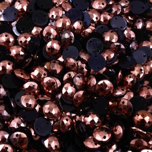 CHATON REDONDO DE COSTURA PLÁSTICO 8MM COM 5000 PEÇAS