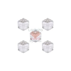 HEXAGONO SEXTAVADO PASSANTE 14X15MM EM ACRILICO COM 500GR