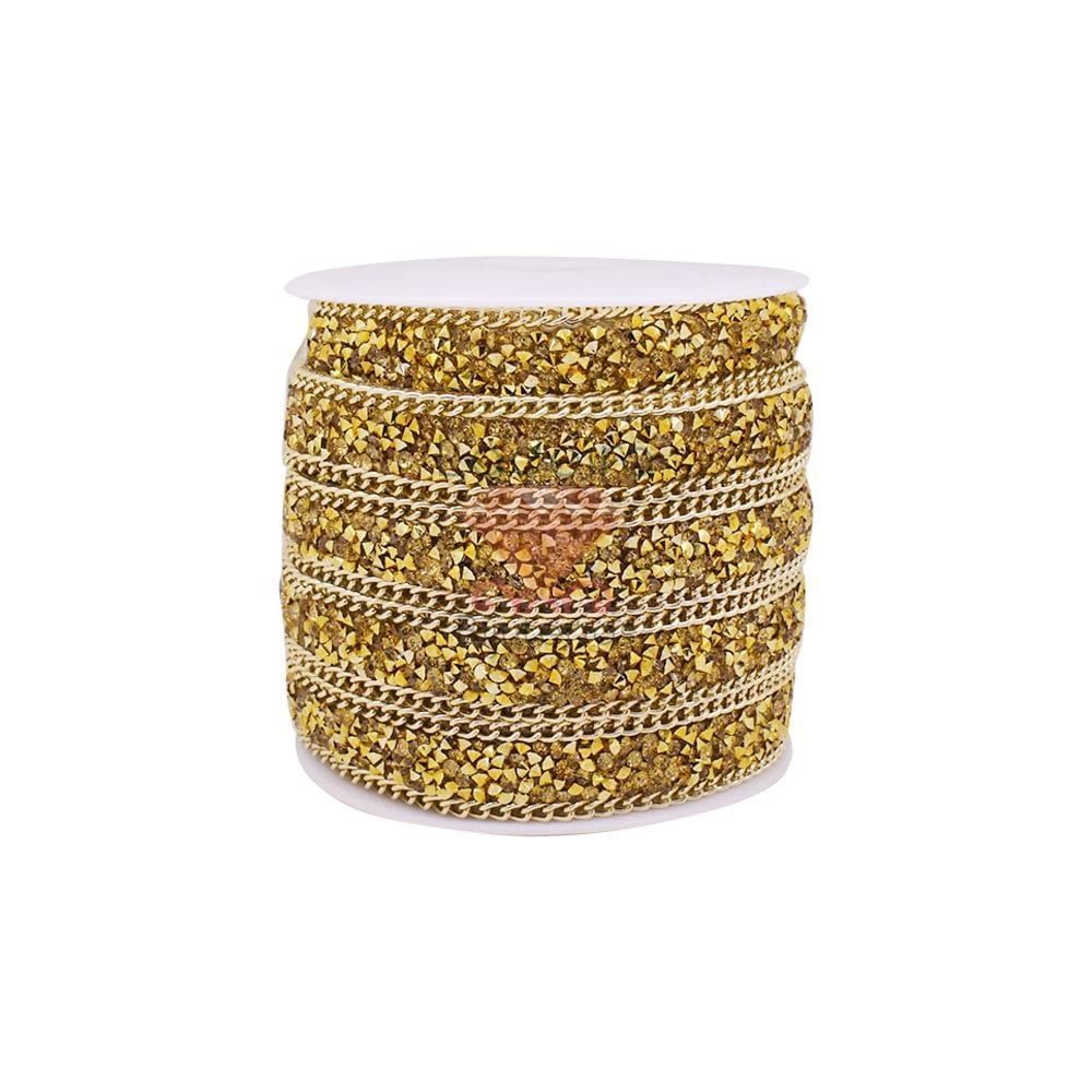 ROLO CORRENTE COM STRASS 8.80METROS