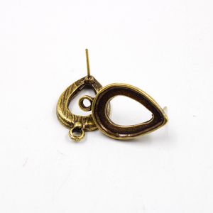 PINO DE BRINCO GOTA 13X18MM COM SAÍDA EM ZAMAC COM 100GR
