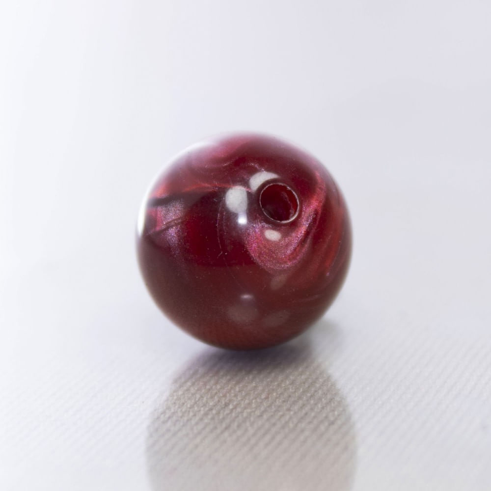 BOLA TIE DYE PASSANTE 12MM EM PLASTICO COM 500GR