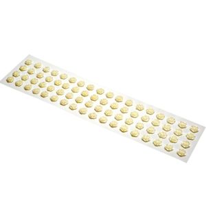 Cartela De  Flor Em Abs 10Mm Pct C/ 12