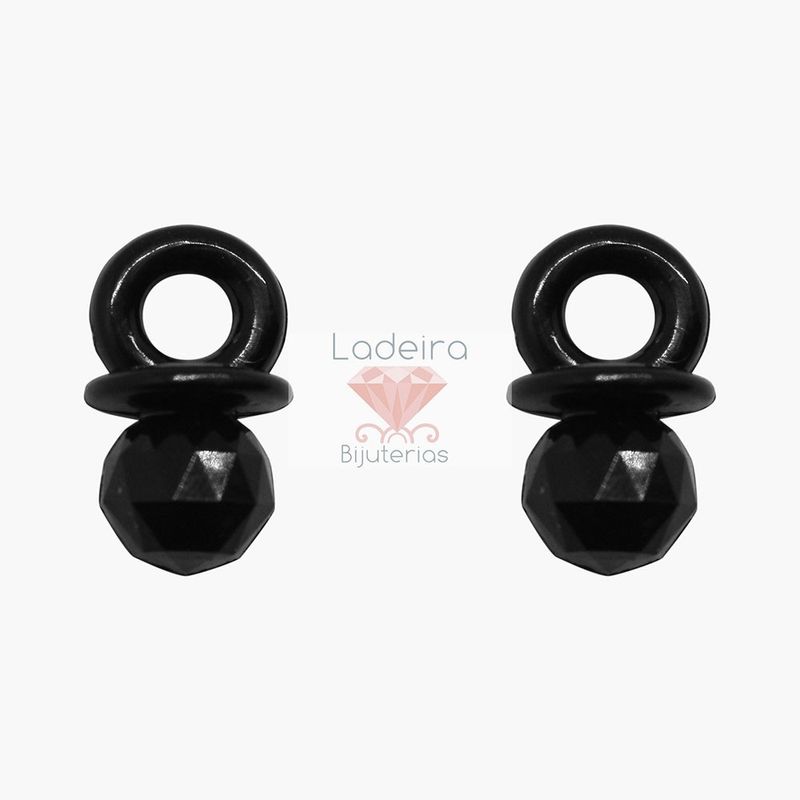 PINGENTE-CHUPETA-SEXTAVADA-21X12MM-EM-ACRILICO-COM-500GR-072---PRETO