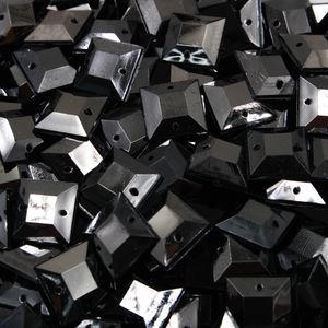 CHATON PARA COSTURA QUADRADO 14MM EM ACRILICO COM 1000 PEÇAS