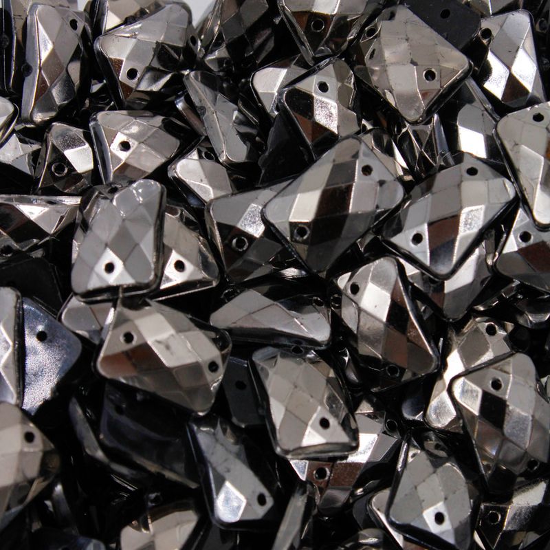 CHATON-PARA-COSTURA-RETANGULAR-10X14MM-EM-ACRILICO-COM-200-PECAS-036B---METAL-GUN-036