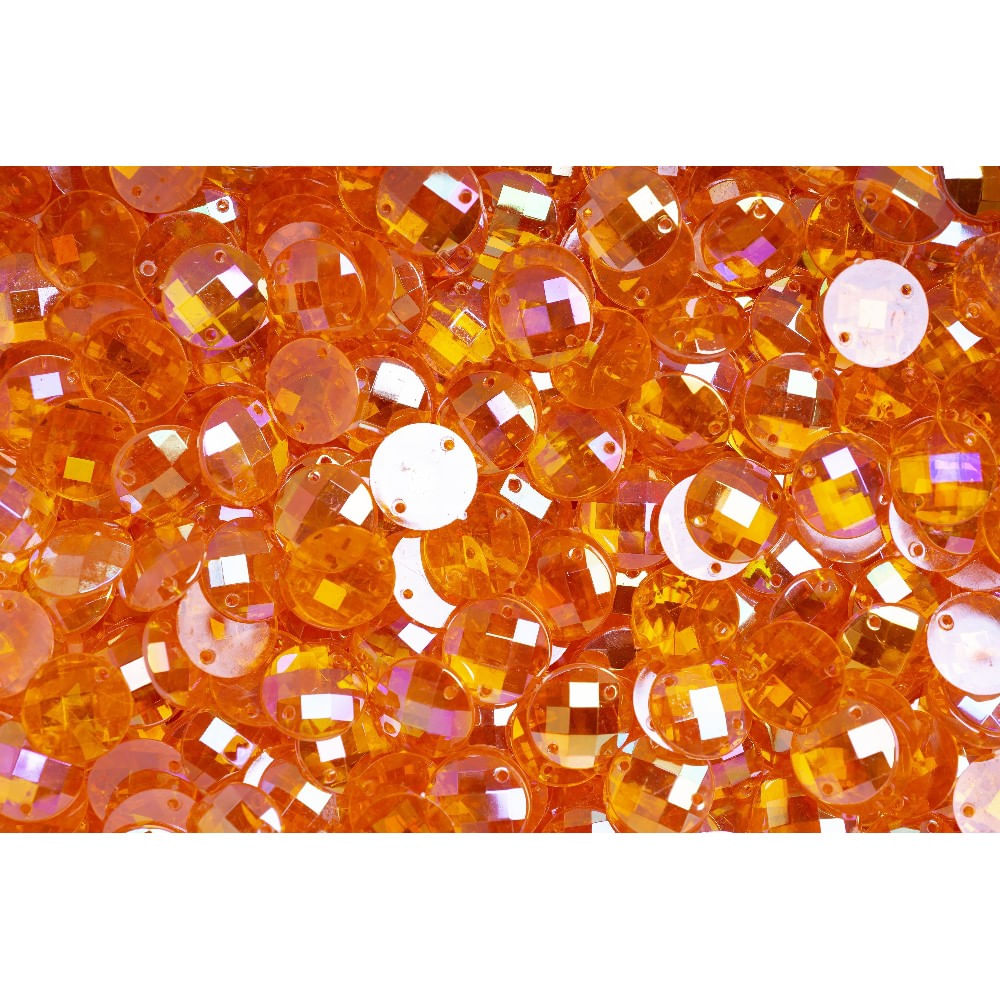 CHATON-COSTURA-REDONDOAB-IRISADO-EM-ACRILICO-14MM-250G-921C---LARANJA-AB