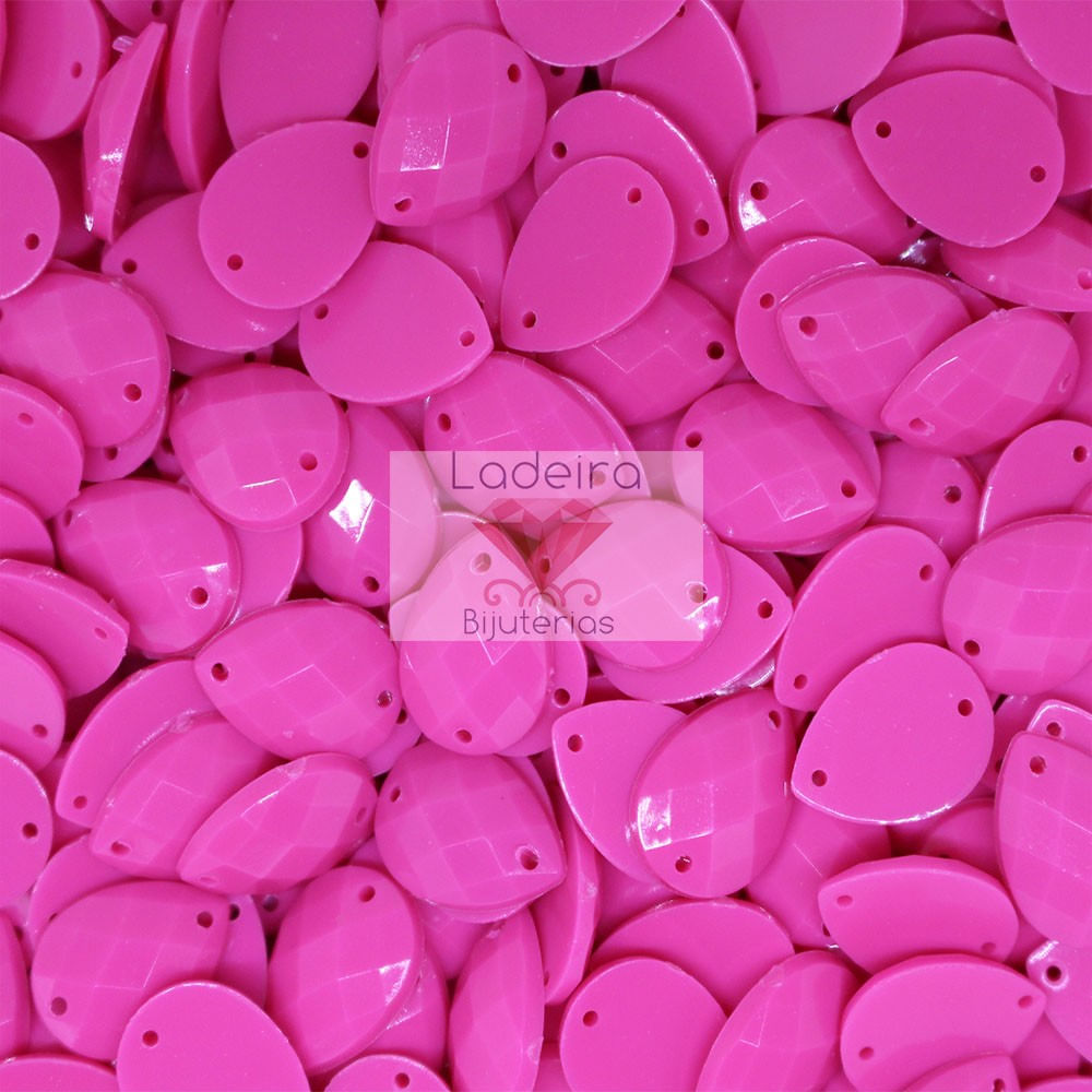 CHATON-PARA-COSTURA-GOTA-SEXTAVADO-LEITOSA-10x14MM-EM-ACRILICO-COM-250GR-104---ROSA-104