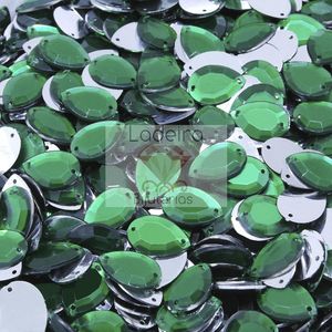 CHATON PARA COSTURA GOTA 13X18MM EM ACRILICO COM 1000 PEÇAS