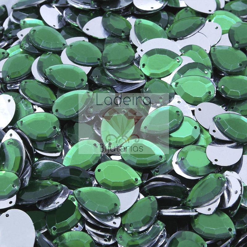 CHATON-PARA-COSTURA-GOTA-13X18MM-EM-ACRILICO-COM-1000-PECAS-036---VERDE-036