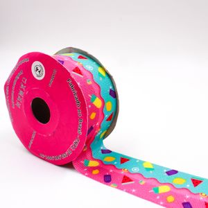 FITA GORGURÃO TROPICAL  ART FITAS G2556 38MM EM POLIESTER COM 10 METROS