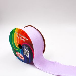 FITA DE GORGURÃO PESPONTO BRANCO SINIMBU 1862 38MM