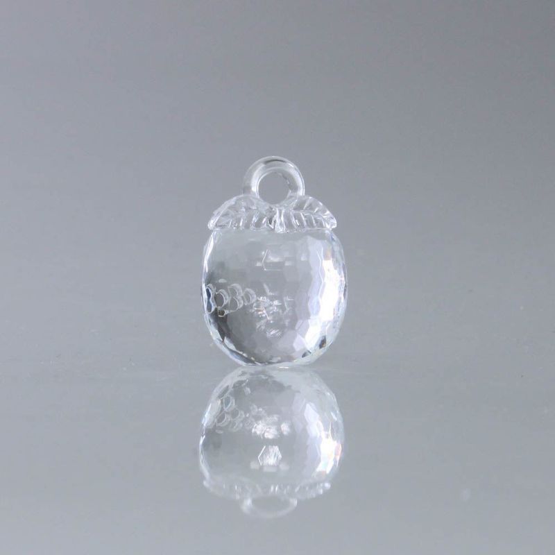 PINGENTE-MACA-26X20-EM-ACRILICO-COM-500GR-C001---CRISTAL-TRANSPARENTE-C001