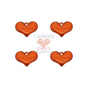 CORAÇÃO LISO PINGENTE ACRILICO 16X28